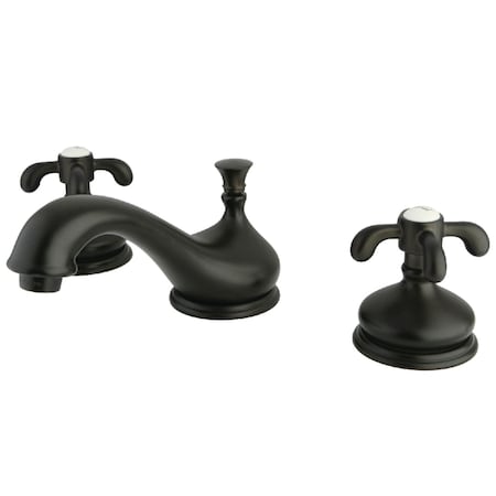 Kingston Brass KS1165TX 8" Widespread Bathroom Faucet, Oil Rubbed Bronze KS1165TX